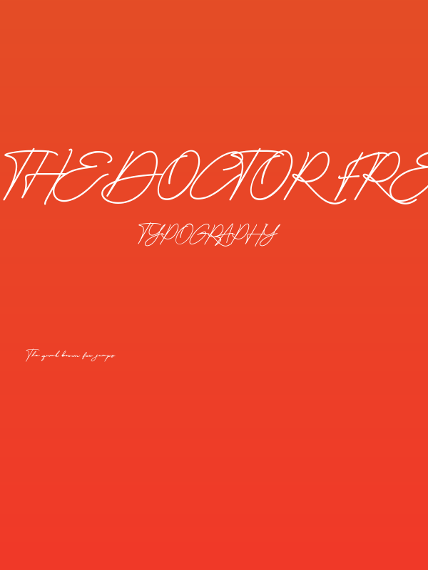 The Doctor FreeVersion Poster