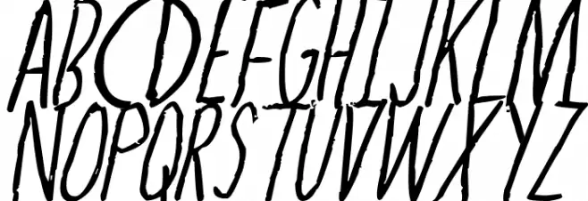The Dog Ate My Homework Italic Fuentes MAYÚSCULAS