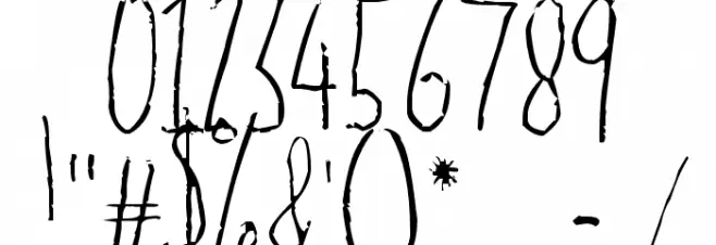 The Dog Ate My Homework Light Font OTHER CHARS