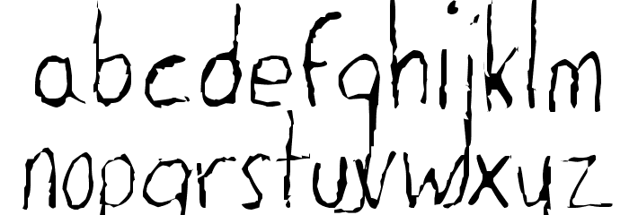 The Dog Ate My Homework Light Font LOWERCASE