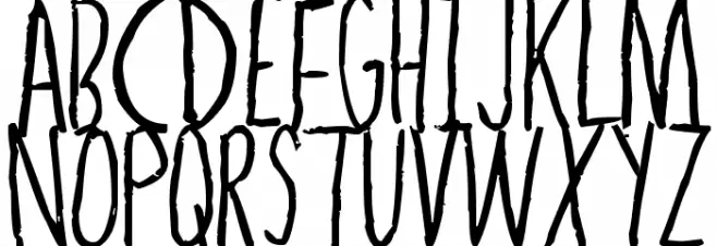 The Dog Ate My Homework Schriftart Groß