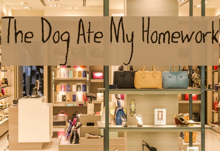 The Dog Ate My Homework Font examples