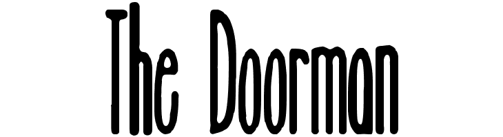 The Doorman  Descarca Fonturi Gratis