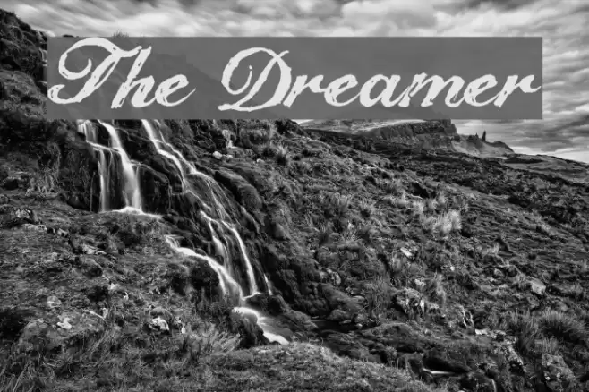 The Dreamer Font examples