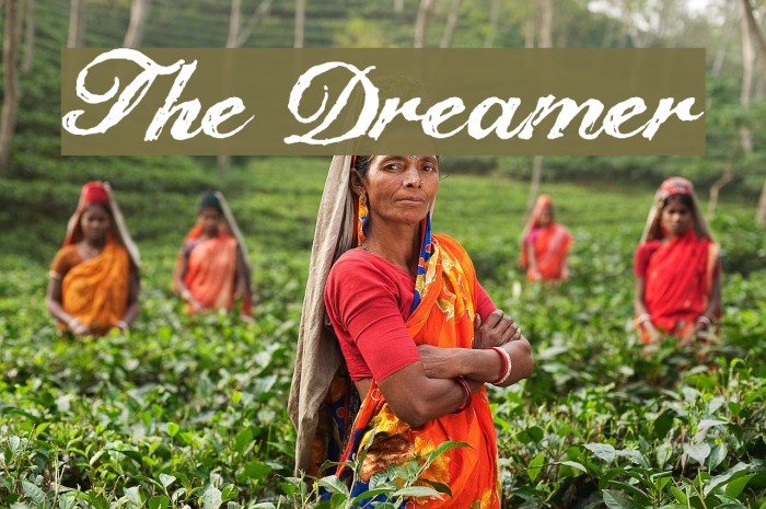 The Dreamer Font examples