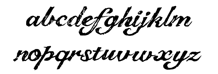 The Dreamer Font LOWERCASE
