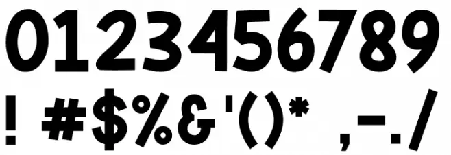 The Drean Font OTHER CHARS