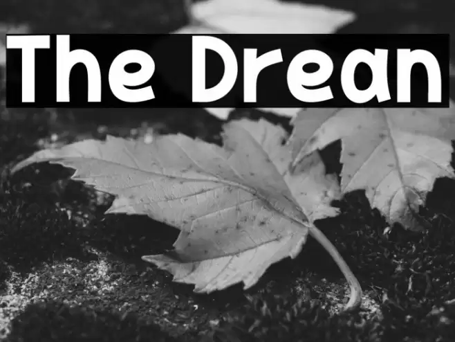 The Drean Font examples