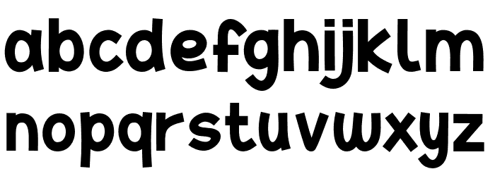 The Drean Font LOWERCASE