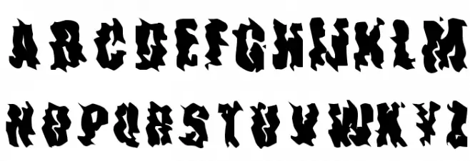 The Drips Font Litere mari