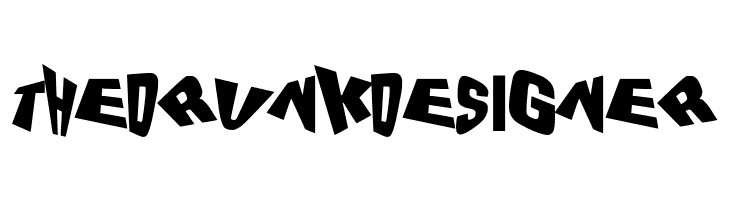 The Drunk Designer  font caratteri gratis