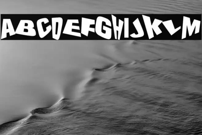 The Drunk Designer Font examples