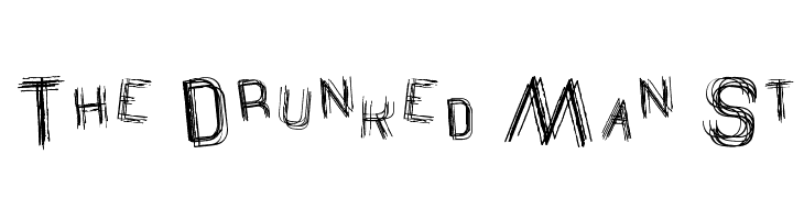 The Drunked Man St  Скачать бесплатные шрифты