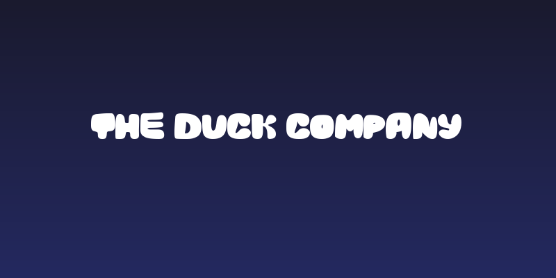 The Duck Company Social Header