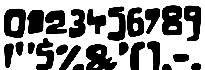 The Duke of Prunes フォント その他の文字
