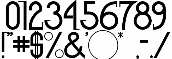 The Eighteenth Amendment Bold Caps Font OTHER CHARS