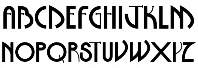 The Eighteenth Amendment Bold Caps Caratteri MINUSCOLO