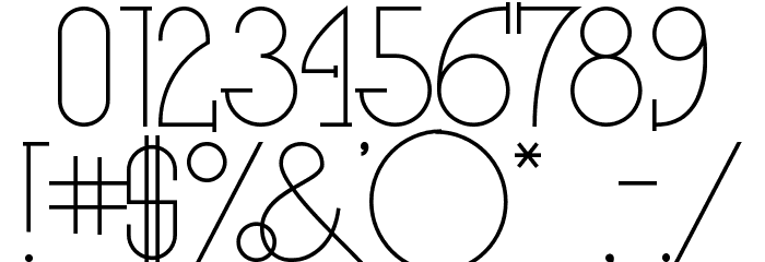 The Eighteenth Amendment Light Font OTHER CHARS