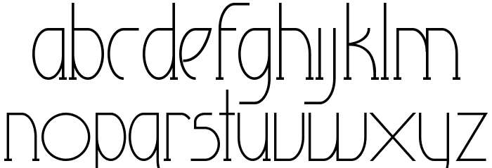 The Eighteenth Amendment Light Font LOWERCASE