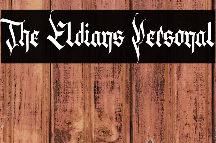 The Eldians Personal Example 2