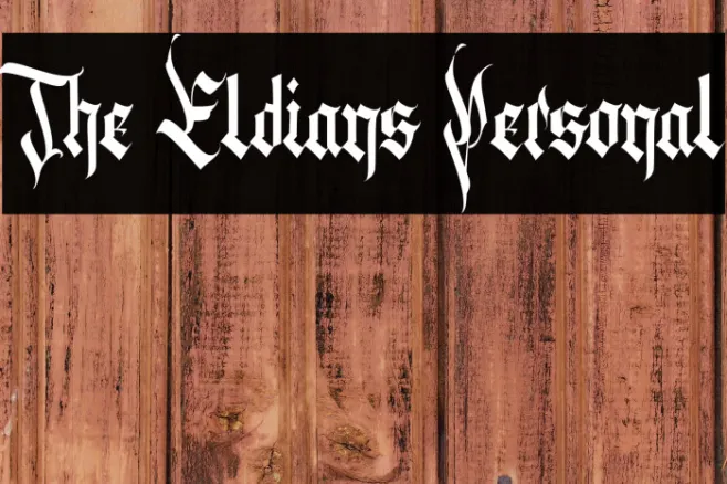 The Eldians Personal Example 2