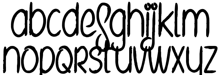 The Elves and the Secret Garden Font LOWERCASE