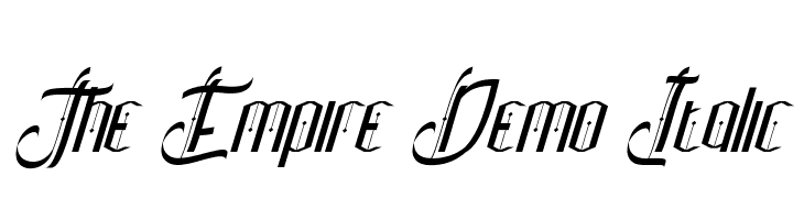 The Empire Demo Italic  baixar fontes gratis