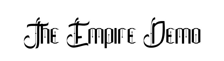 The Empire Demo  les polices de caractères gratuit tlcharger