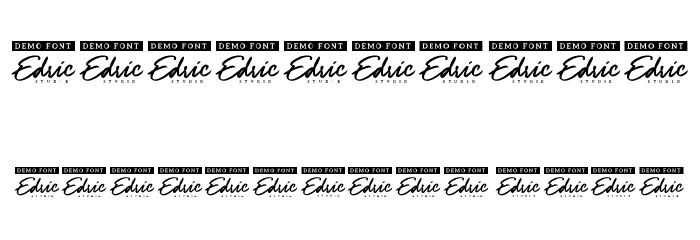 The Empire Demo Font OTHER CHARS