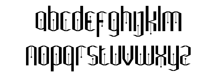 The Empire Demo Font LOWERCASE