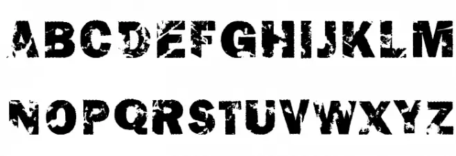 The End Font 字体 小写