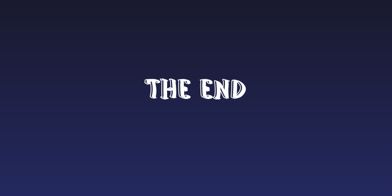 The End Social Header