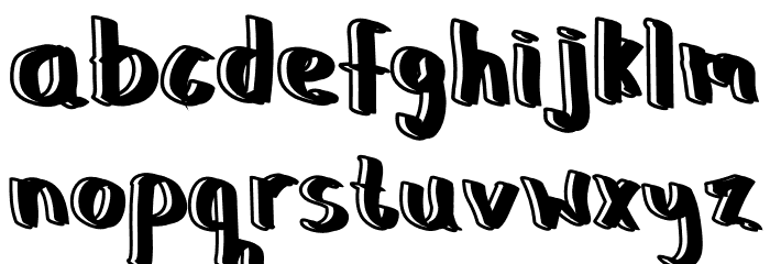 The End Font LOWERCASE