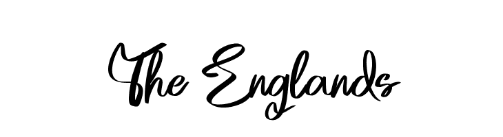 The Englands  les polices de caractères gratuit tlcharger