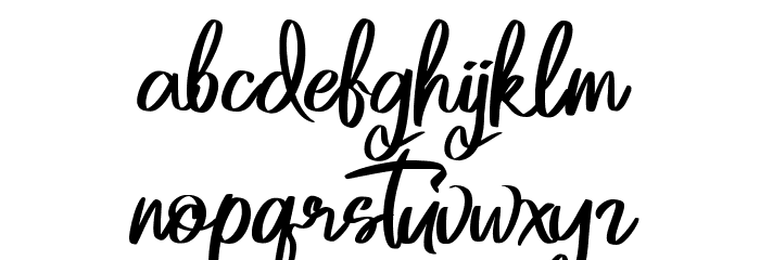 The Englands Font LOWERCASE