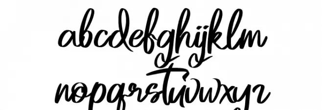 The Englands Font LOWERCASE