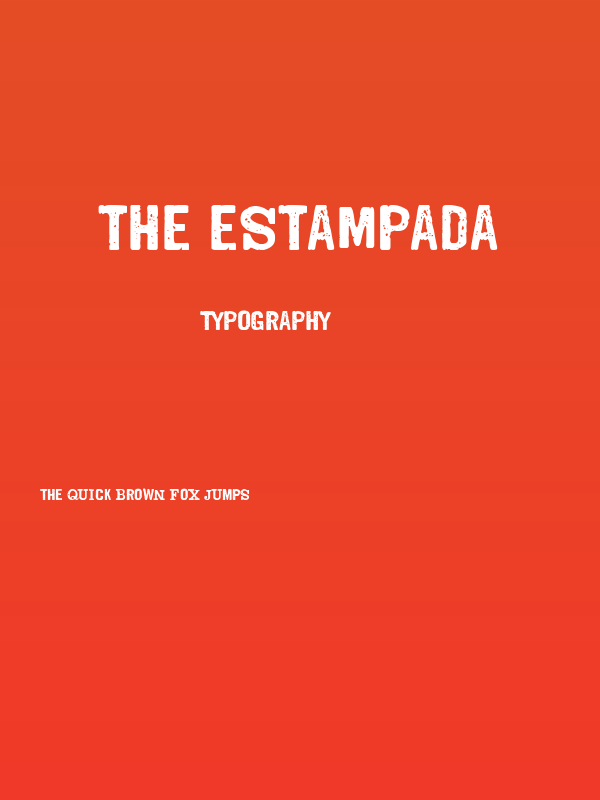 The Estampada Poster