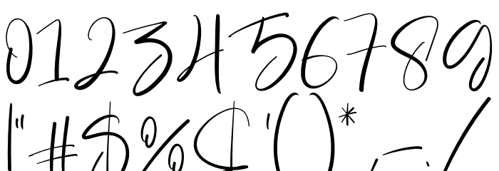 The Everleigh Font OTHER CHARS