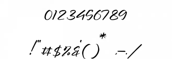 The Everything Font OTHER CHARS