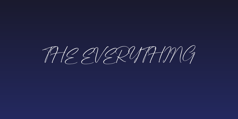 The Everything Social Header