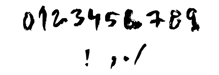 The Evil Cop Font OTHER CHARS