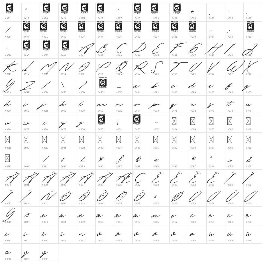The Excited Character Map