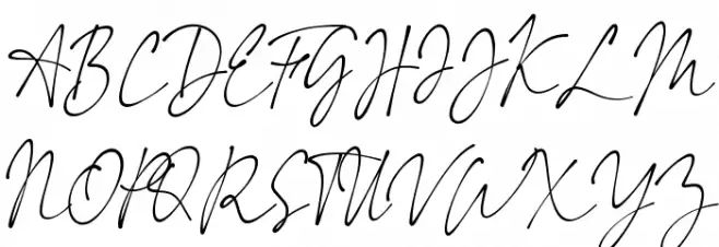 The Expressions Schriftart Groß