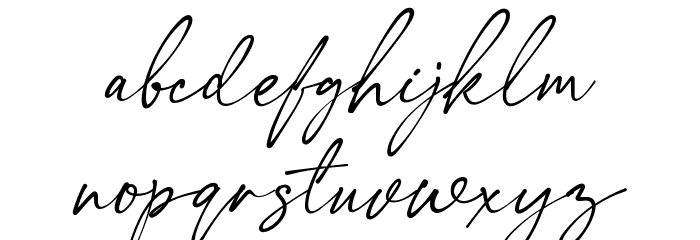 The Expressions Font LOWERCASE