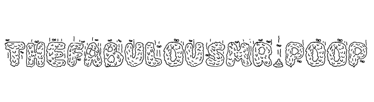 The Fabulous Mr. Poop  font caratteri gratis
