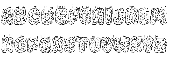 The Fabulous Mr. Poop Font LOWERCASE