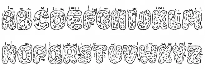 The Fabulous Mr. Poop Font Litere mici