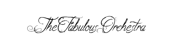 The Fabulous Orchestra  font caratteri gratis