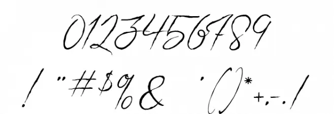 The Fabulous Orchestra Font OTHER CHARS