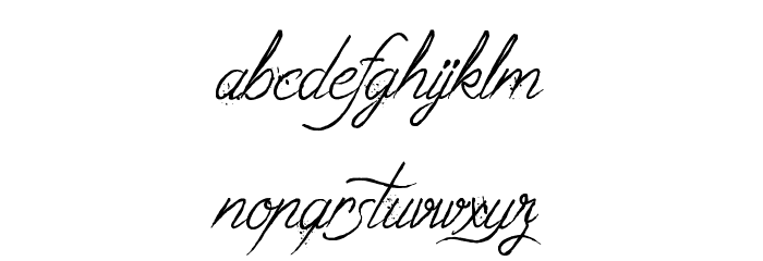 The Fabulous Orchestra Font LOWERCASE